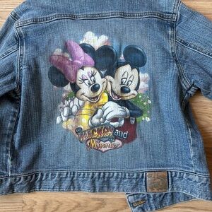 Disney Kids Denim Jacket with Mickey and Minnie